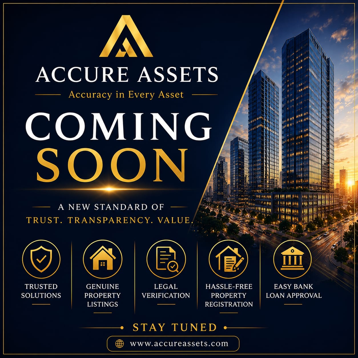 Accure Assets Official Coming Soon Poster
